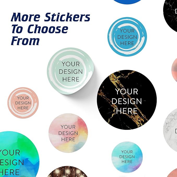100 Custom Vinyl Stickers - Upload Your own Image, Text, Design, Logo - Personalized Logo Labels for Handmade, Packaging, Bottle, Jars, Candle, Brand Stickers (Mint, 3x3)