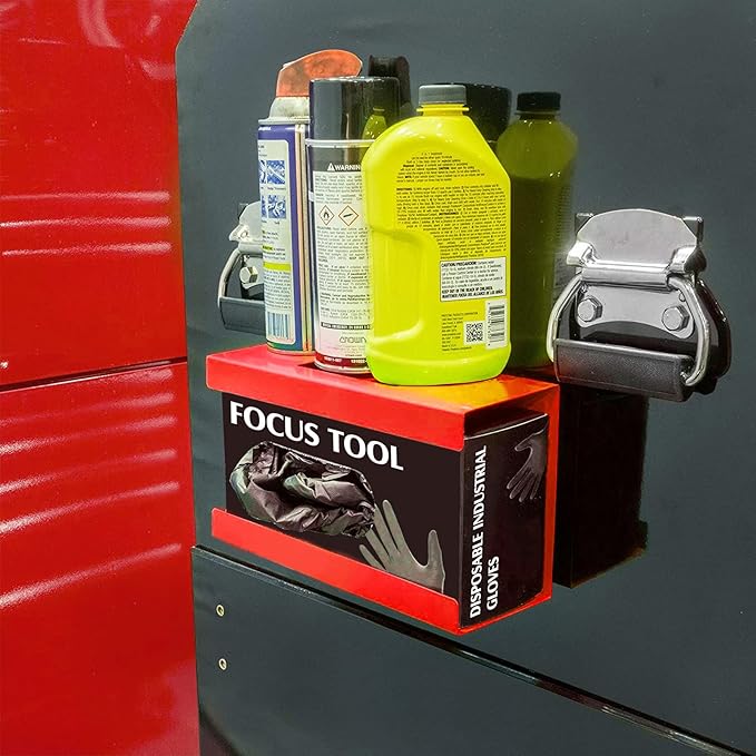 AIRTOON Magnetic Glove Dispenser, Disposable Gloves Box Holder, Glove Holder for Wall Mount, Magnetic Glove Box Holder