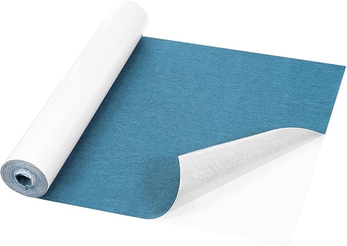 Repair Patches Repair Tape Self-Adhesive DIY Repair Patch Linen Gear Patch for Sofa, Furniture, Chair, Clothing,Tents,17x158 Inch,Dark Blue