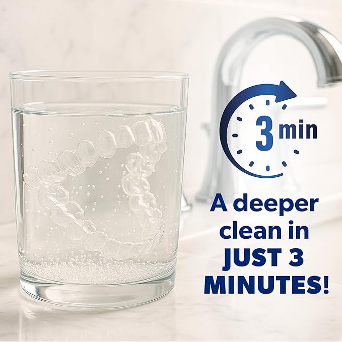 EverSmile AllClean Minerals – Deep Cleaner for Retainers, Clear Aligners, Invisalign, Dentures, Night & Mouth Guards – Removes Stains, Odors & Plaque in 3-Minutes – Up to 120 Uses (300g), 2 Pack