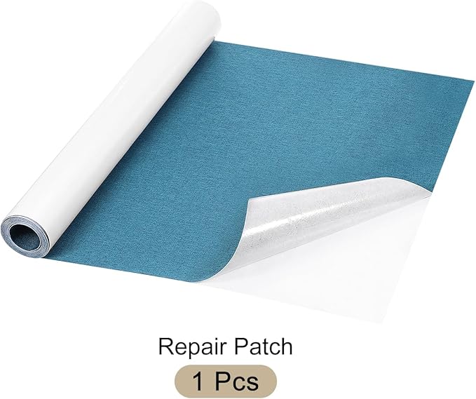 Repair Patches Repair Tape Self-Adhesive DIY Repair Patch Linen Gear Patch for Sofa, Furniture, Chair, Clothing,Tents,35x79 Inch,Dark Blue