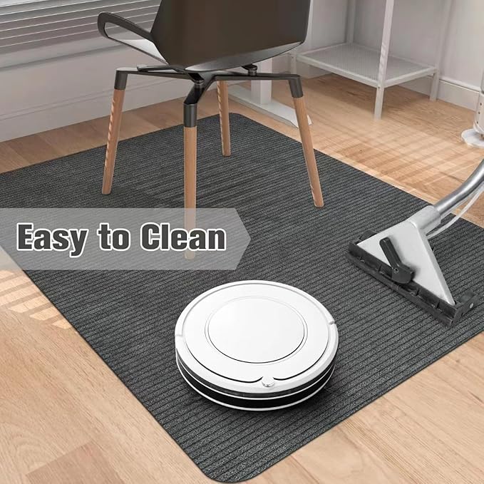 Placoot Desk Chair Mat for Hardwood Floor & Tile 55"x35" Office Chair Mat for Rolling Chairs Large Anti-Slip-Recyclable Material Computer Chair Mat Rug for Office/Home