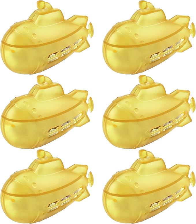 AMI PARTS Universal Humidifier Cleaner Fish for All Humidifiers and Fish Tank, Purifie Water, Soften Hard Water, Prevents Hard Water Build-Up, Humidifier Cleaner Float Submarine(6 Pack)