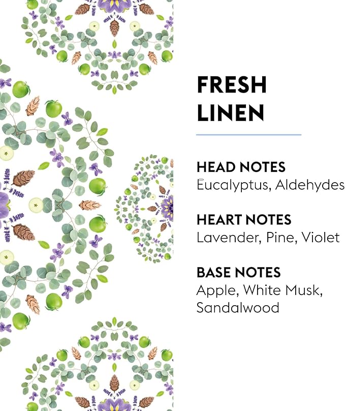 Fresh Linen - Lampe Berger Fragrance Refill for Home Fragrance Oil Diffuser - 33.8 Fluid Ounces - 1 Liter