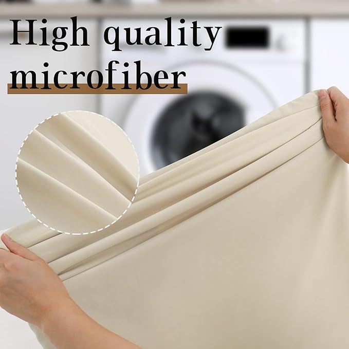 ZPECC Travel Laundry Bag 12 Pack,Bulk Extra Large Heavy Duty Bags, Durable Dirty Clothes Organizer With Drawstring, Fit a Basket or Hamper (40" X 30",Khaki)