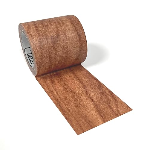 MATCH 'N PATCH Realistic Wood Grain Repair Tape - Durable Multi-Use Adhesive Tape for Furniture, Floors, Cabinets, Windows, Doors, RV, Home Decor & DIY Projects - Chestnut Maple, 2.25 inch x 15 feet