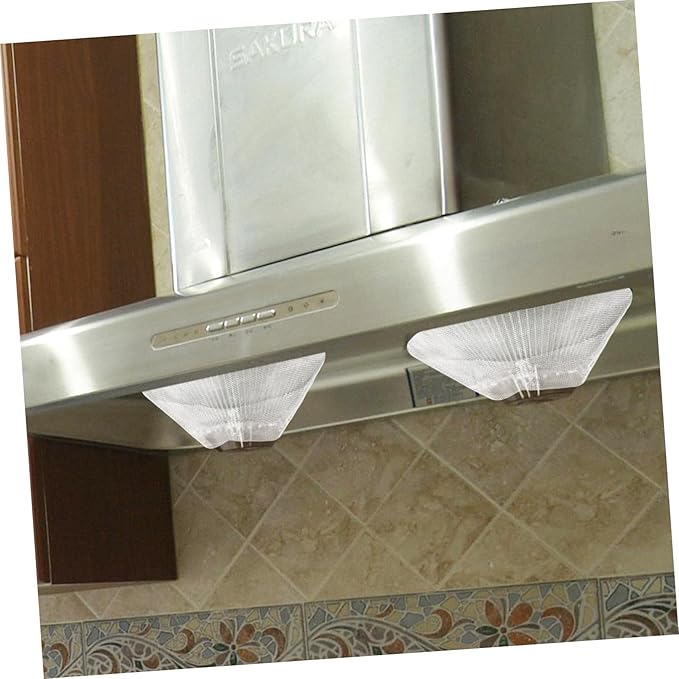 10PCS Durable Range Hood Filter Net Kitchen Replacement Practical Bowl Shaped Oil Filter for Home and Restaurant Exhaust Fans