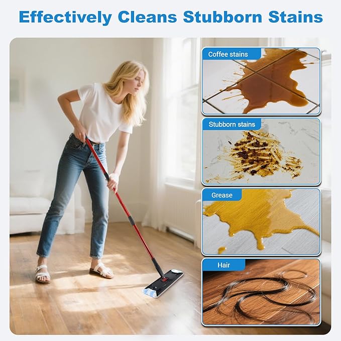 3PCS Replacement Mop Pads for O-Cedar H2prO Flat Mop System,Microfiber Mop Pad Easy Clean for All Hard Floors,Reusable & Machine Washable