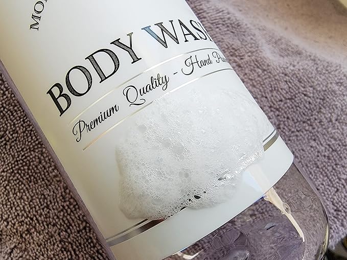 Clear Refillable Shampoo and Conditioner Bottles - Body Wash, Shampoo and Conditioner Dispenser - PET Plastic Shampoo Bottles Refillable with Pump - Waterproof Labels - 16 oz, 3 Pack (White Plastic)