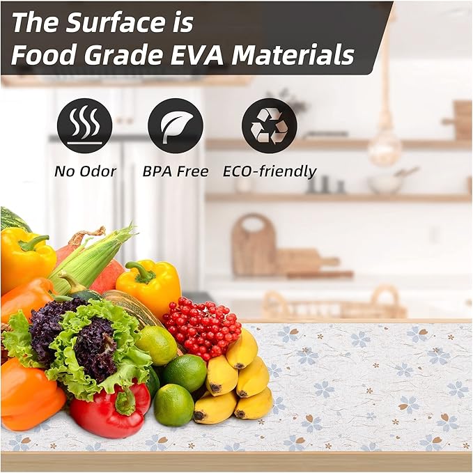 12Inch by 30FT Shelf Liner for Kitchen Cabinets Non Adhesive Kitchen Drawer Liner