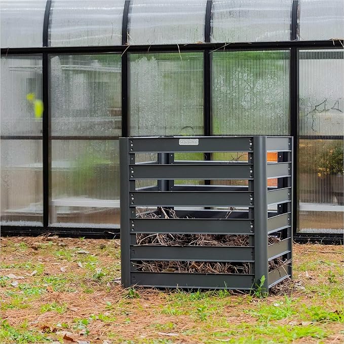 Vego Garden 32" Tall Modular Compost Bin 90" x 30" x 32"