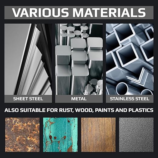 4.5 Inch Paint Stripping Disc - Rust Remover Wheel, Abrasive Discs Rust, Oxidation, Paint Remover Stripper Discs - Soft Strip Discs 4 1/2 for Angle Grinder GRAFF 10 Packs (7/8" Arbor)