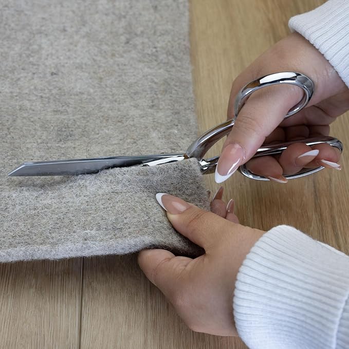 RUGPADUSA - Eco-Plush - 7' Square - 3/8" Thick - 100% Felt - Extra Cushioned Rug Pad - Available in 3 Thicknesses, Many Custom Sizes