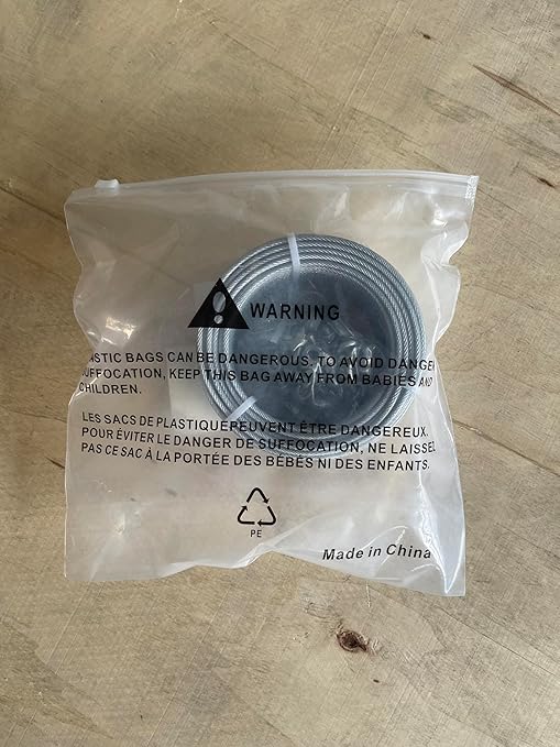 1/8" Wire Rope Kit, 100 Ft PVC Coated Steel Cable Guide Wire Tensioner Strainer Kit w/ 7×7 Strand Core Steel Wire for String Light Hanging Kit/Decking & Stair Railings/Shade Sails/Clothes Line