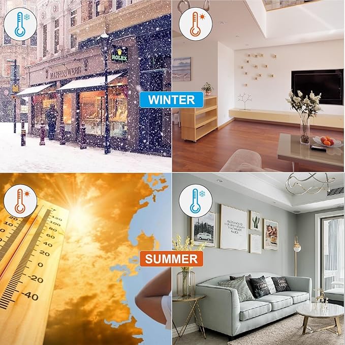 T-Shaped Door Draft Stopper, 1.97 in x 10 Ft Silicone Seal Strip for Windows Gaps, Weather Stripping Seal Strip Shower Sweep, Clear
