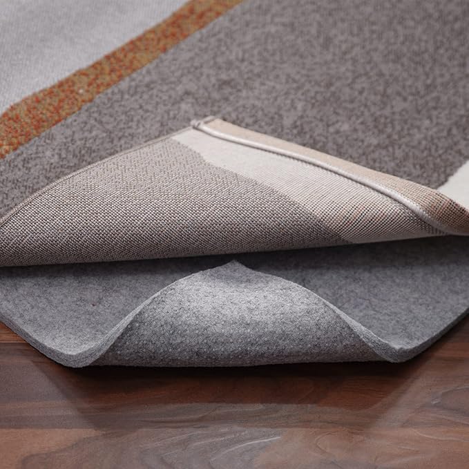 Non Slip Rug Pad Gripper - 2.6x12 Feet 1/4” Extra Thick Felt Under Rug for Area Rugs and Hardwood Floors,Super Cushioned Non Skid Carpet Padding