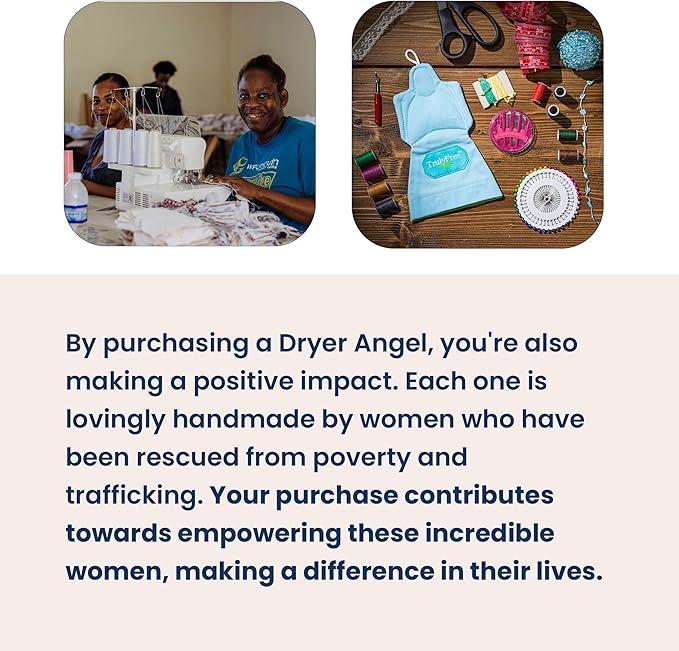 Truly Free Dryer Angel - Natural Dryer Sheet Alternative, Non-Toxic Reusable Fabric Softener Sheets and Scent Booster, Safe for Babies and Sensitive Skin, Laundry Room Essentials - 1 Pack + 2 Refills
