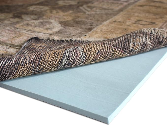 RUGPADUSA - Cloud Comfort Memory Foam - 7'x11' - 7/16" Thick - Luxurious Cushioned Rug Pad - Water Resistant