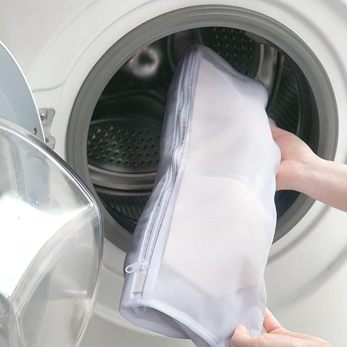 Bra laundry bags for washing machine, 1pc, Holds 4 A-D cups sizes, Cleans, Drys, Storage and Dust-proof 4-in-1, Cleans Better Than a Single Laundry Bag