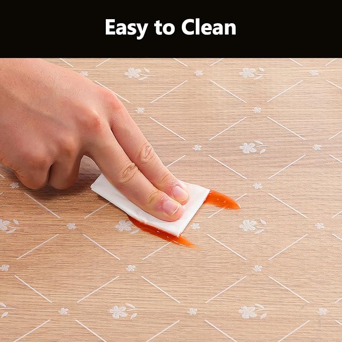INNOLITES Shelf Liner for Kitchen Cabinets Non-Adhesive Drawer & Cabinet Liner Washable Oil-Proof Easy to Cut for Cupboard Shelves Storage Dresse Desks 17.7" x 78.7"