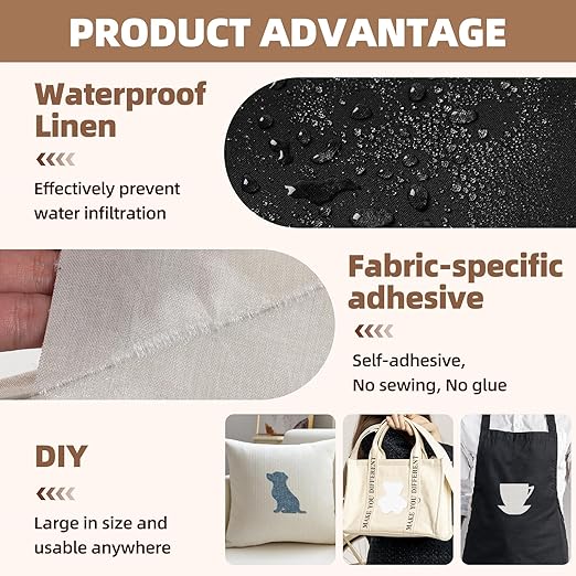 Fabric Repair Patch, 35X79 Inch Fabric Large Repair Tape, Self-Adhesive Patches for Furniture, Sofa, Car Interior, Shoes, Hand Bag, Clothing (Black, 35X79 Inch)