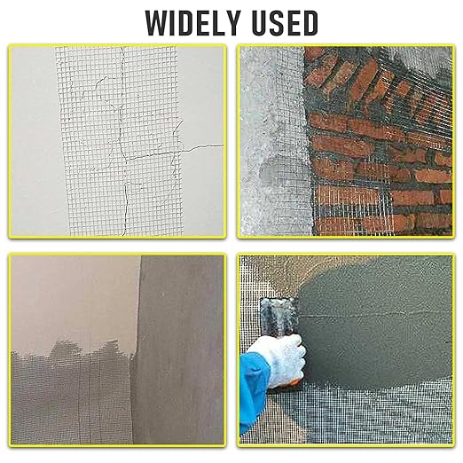 10" 100 Feet Drywall Joint Tape, Self-Adhesive Encrypted Fiberglass Drywall Repair Mesh Tape for Wall Cracks and Seam Patch
