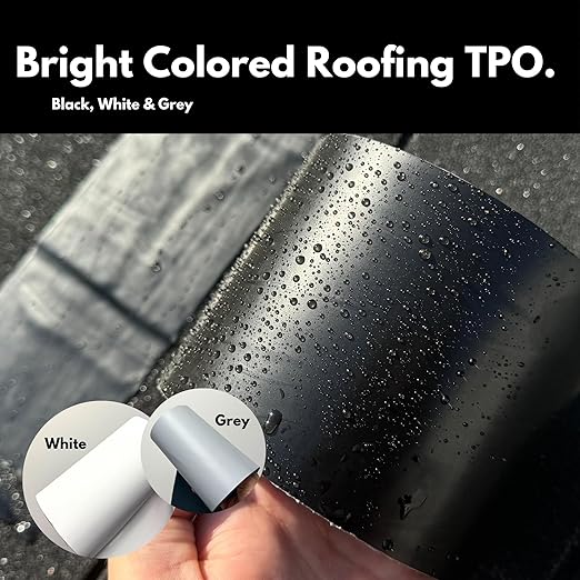HSS Sealant Tape with MicroSealant - Waterproof Commercial Roofing Tape for Roof and RV Repair - UV- & Weatherproof - Black - 4 inch x 25 feet
