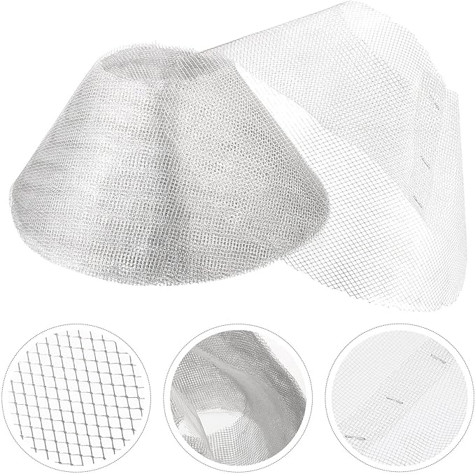 Gatuida Range Hood Filter Net 10-Pack 9 Inch Round Vent Grease Filter Replacement Mesh for Kitchen Cooker Fan