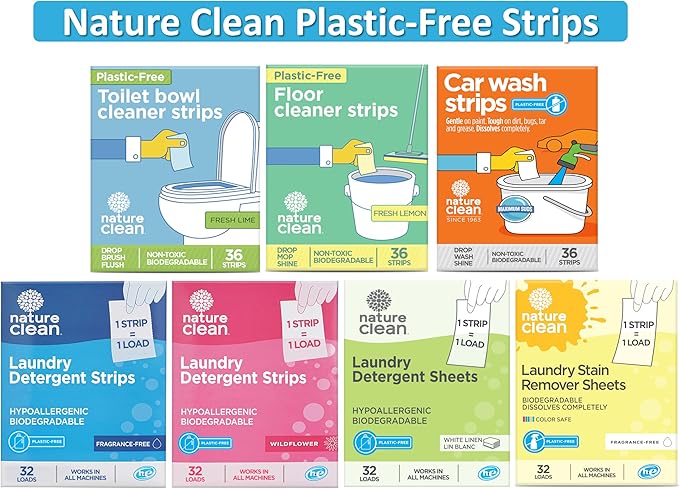 Nature Clean Natural Dishwasher Rinse Aid Liquid, Plant-Based Dishwasher Drying Agent with 99.7% Natural Ingredients, Unbelievable Power and No Nasty Chemicals. Hard Water Stain Remover. 8 oz 2-pack