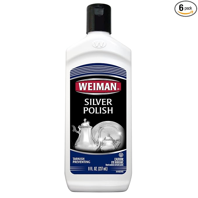 Weiman Silver Polish, Tarnish Preventing 8 fl oz - 6 pack