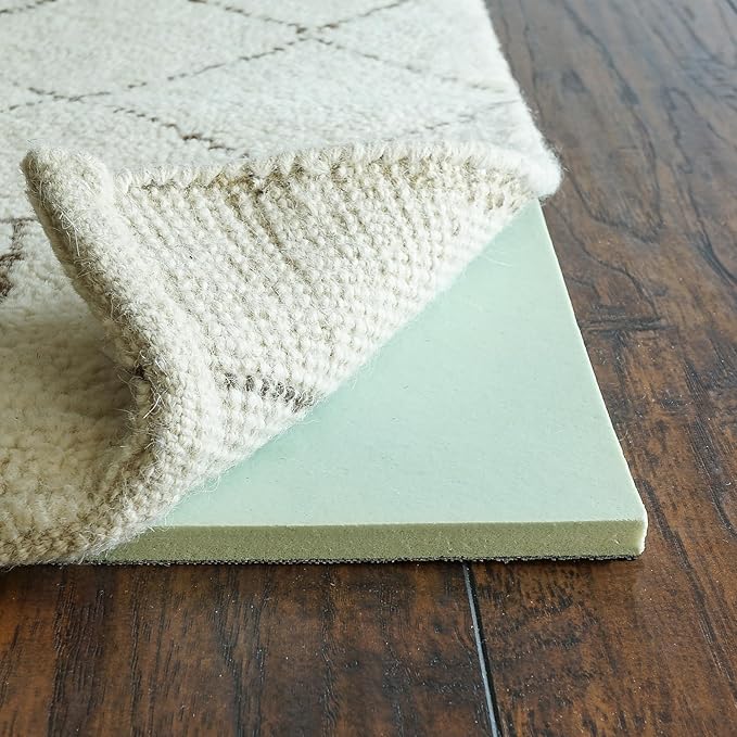 RUGPADUSA - Cloud Comfort Memory Foam - 9'x13' - 7/16" Thick - Luxurious Cushioned Rug Pad - Water Resistant