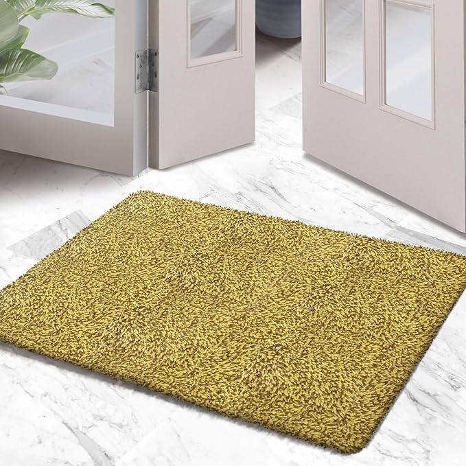 Premium Microfiber Indoor Door Mat – 24"x36" Washable Entry Mat, Non-Slip, Waterproof Backing, Super Absorbent, Low Profile Entryway Doormat for Indoor Entrance