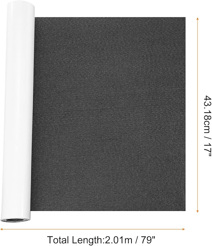 Repair Patches Repair Tape Self-Adhesive DIY Repair Patch Linen Gear Patch for Sofa, Furniture, Chair, Clothing,Tents,17x79 Inch,Black