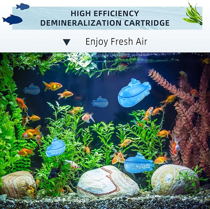 AMI PARTS Humidifier Cleaner Float Submarine for Warm&Cool Most Humidifiers and Fish Tank, Purifie Water, Soften Hard Water, Prevents Hard Water Build-Up, Universal Humidifier Tank Cleaner (9 Pack)