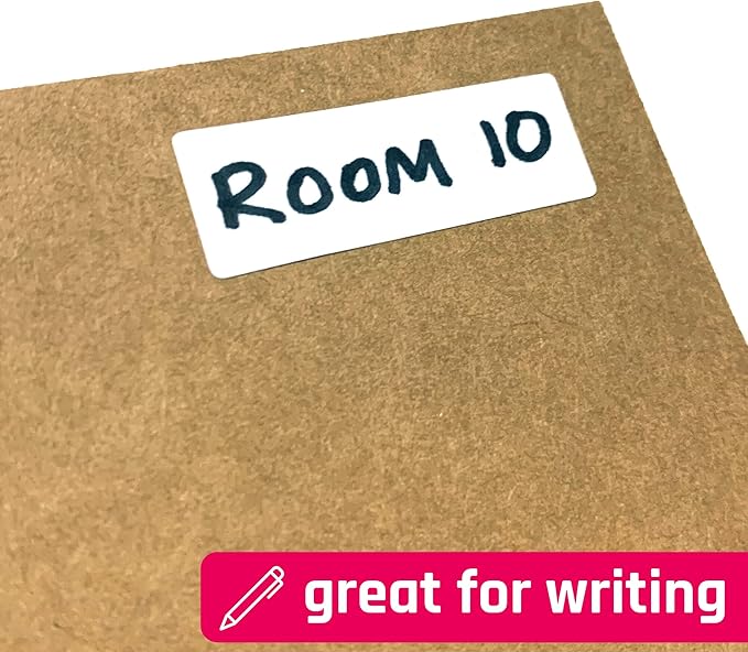 4" x 2", Labels Stickers for Storage Bins - Matte White (800 Pack)