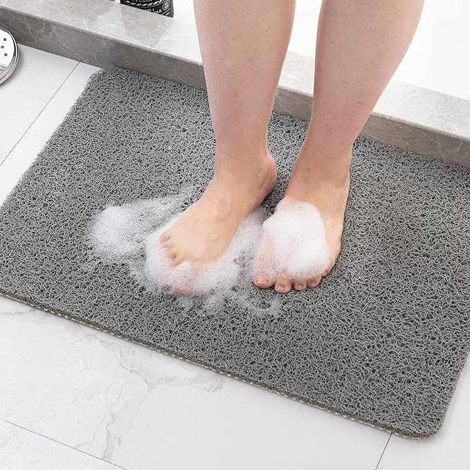 Non Slip Bathtub Mat,Anti Slip Shower Mat,Fast Drying Bath Tub Mats,Foot Scrubber Mat,Anti Slip Mat for Tub,Floor,Bathroom,Home,Kitchen,Hotel