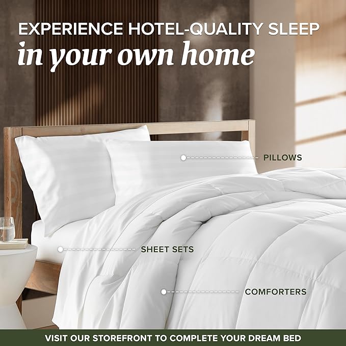 Beckham Hotel Collection Twin XL Size Hybrid Mattress Protector & Pad - Extra Padded, Thick, Plush, & Fitted Mattress Topper for Bed - Quilted Pillow Top Mattress Cover