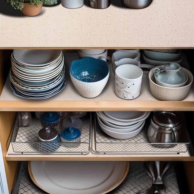 20 x 72 Inch Cupboard Liner Shelving Paper for Cabinets and Drawers Pantry Shelf Liners