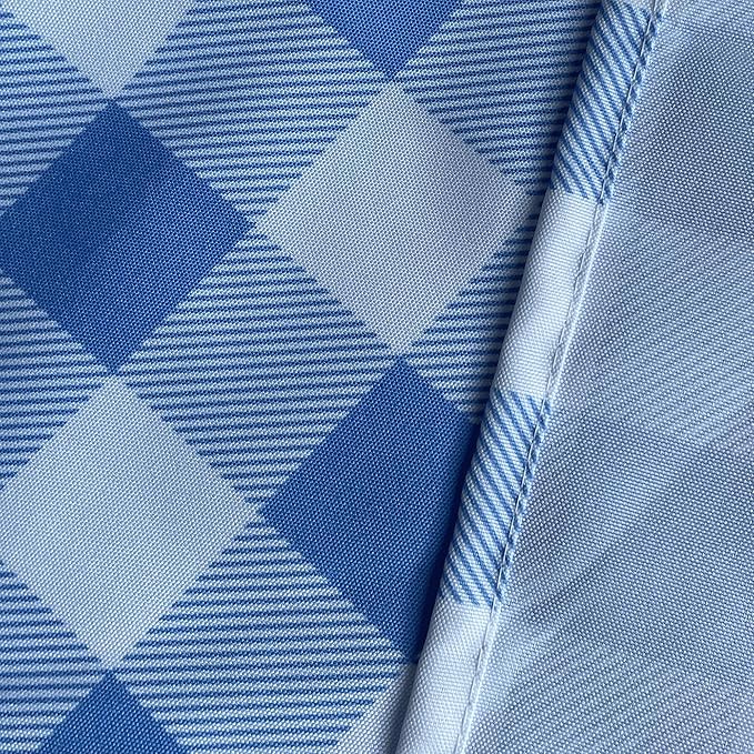 Classic Gingham Buffalo Tablecloth Fabric - Oblong 58x144 Inch Water Proof Checkered Table Cloth for Indoor Outdoor - Table Cover for Birthday, Picnics, BBQs, and Parties