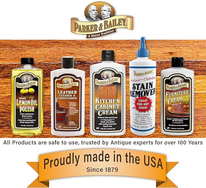 Parker and Bailey Kitchen Cabinet Cream-Wood Cleaner-Grease Remover 16 oz (2)