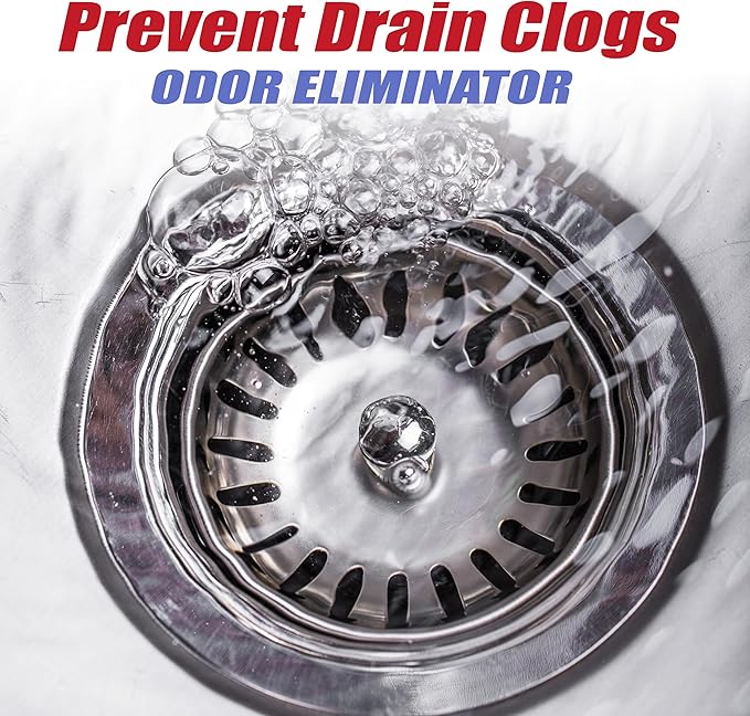 SANI 360° Sani Sticks Drain Cleaner and Deodorizer, 48 Count, Lavender Scent Enzyme Pipe Cleaners, Eliminate Odors, Prevent Clogged Drains, Safe for Sinks, Bathtub Drains, Septic Tanks