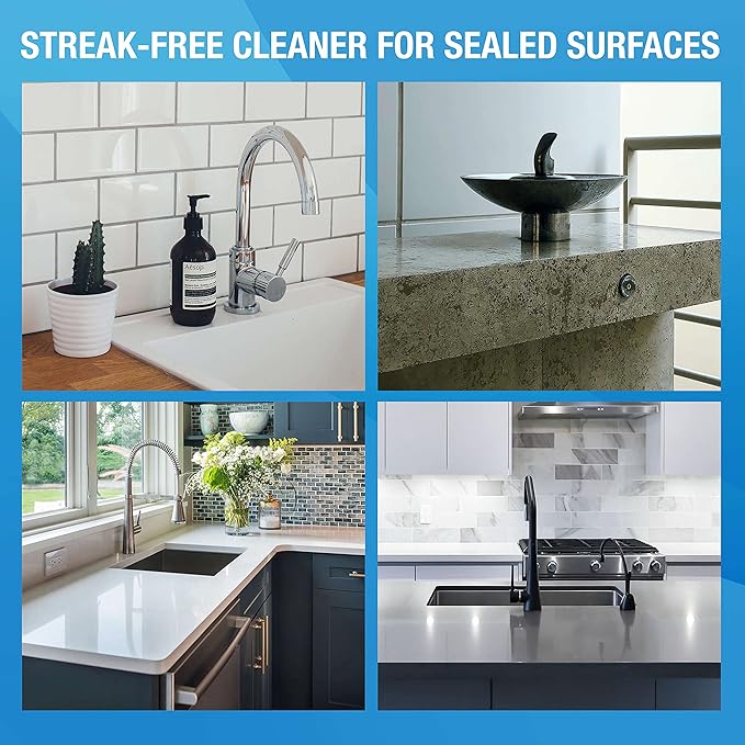 MiracleWipes for Granite & Stone, Clean, Protect, Polish Stone, Marble, Quartz, Slate, Tile, Laminate Surfaces in Kitchen and Bathroom - 30 Count