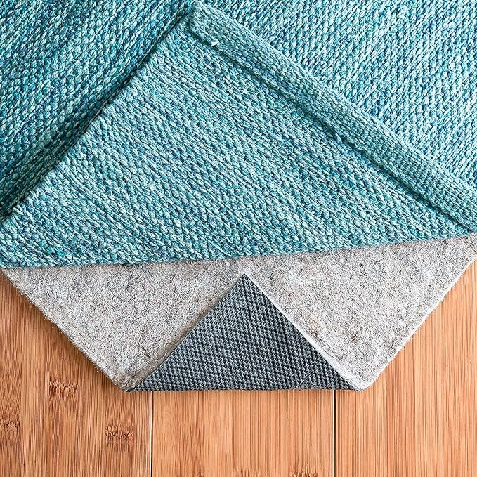 RUGPADUSA - Dual Surface - 2'6" x 8' - 1/4" Thick - Felt + Rubber - Non-Slip Backing Rug Pad - Safe for All Floors