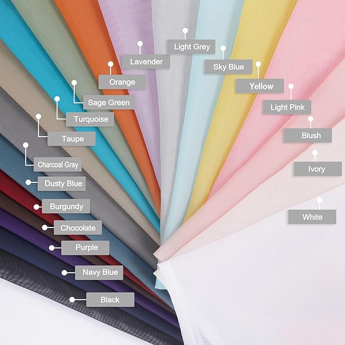 Chyhomenyc Sheer Valances for Windows 2 Pack, Small Window Curtains for Living Room Bathroom, Modern Top Dual Rod Pocket Voile Basement Curtains, 42W x 14L inches, Gold