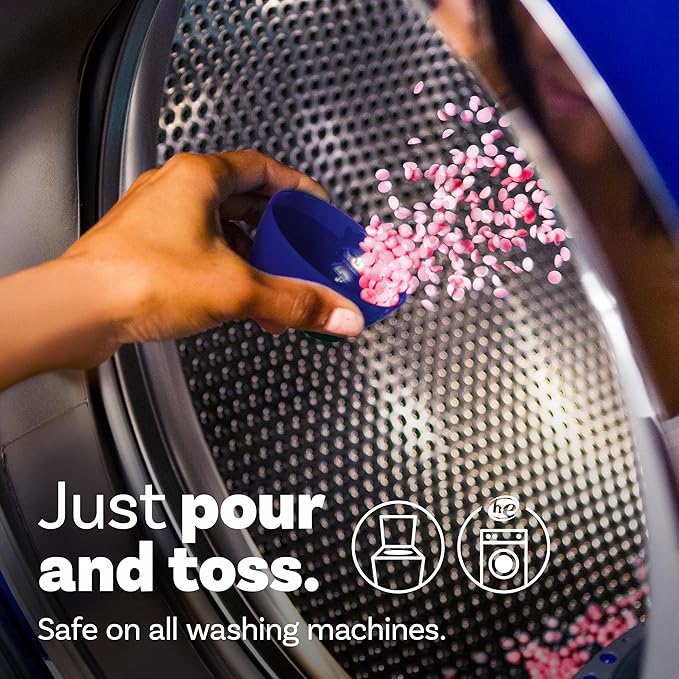 Downy Infusions In-Wash Laundry Scent Booster Beads, BLISS, Sparkling Amber and Rose, 13.4 oz