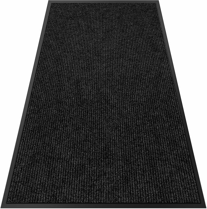 3′ x 55′ Front Door Mat Indoor Outdoor Entrance, Commercial Floor Mat Heavy Duty Dirt Trapper Entryway Doormat, Custom Size Non Slip Rubber Backing Welcome mat, Door Mat for High Traffic Area