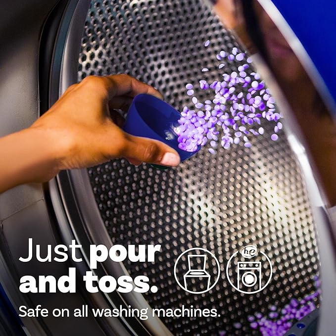Downy Infusions In-Wash Laundry Scent Booster Beads, CALM, Soothing Lavender and Vanilla Bean, 18.2 oz