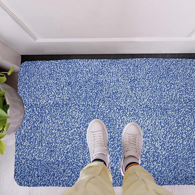 Premium Microfiber Indoor Door Mat – 36"x60" Washable Entry Mat, Non-Slip, Waterproof Backing, Super Absorbent, Low Profile Entryway Doormat for Indoor Entrance