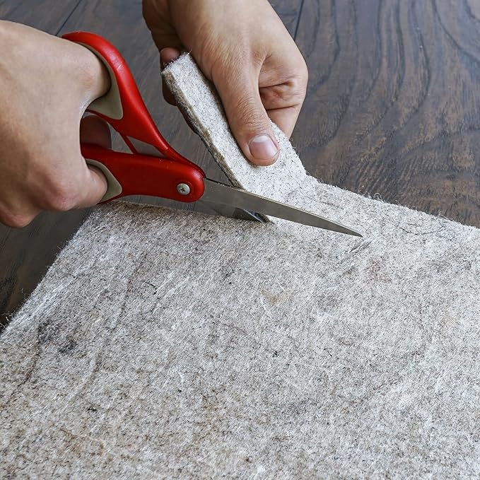 RUGPADUSA - Dual Surface - 1'10" x 9'10" - 1/8" Thick - Felt + Rubber - Non-Slip Backing Rug Pad - Adds Low-Profile Comfort and Protection